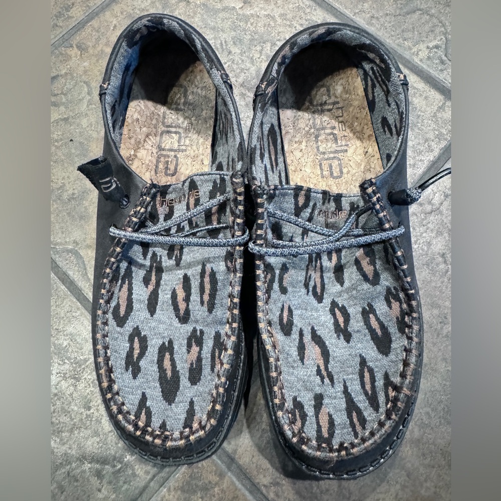 Women’s Hey Dudes - 9 - Phantom Leopard